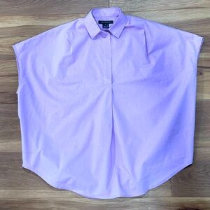 French Connection Popover Top - Lilac - Medium